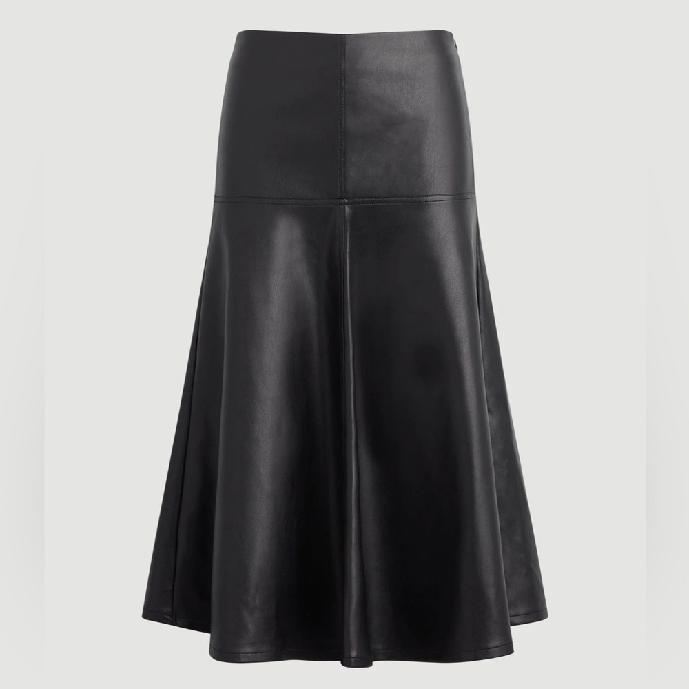 Modern citizen Harley A line leather skirt